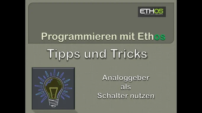 Analoge Geber als Schalter nutzen