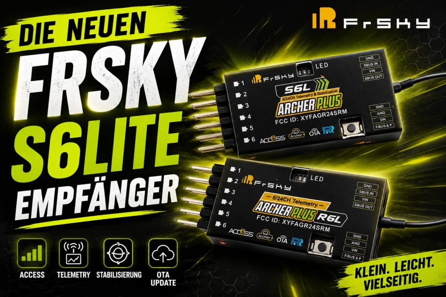 Vorstellung der neuen Frsky R6L/SR6L Empfänger