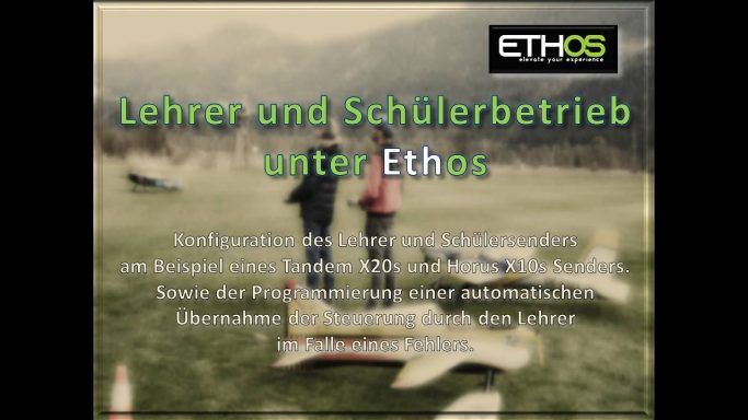 Lehrer / Schülerbetrieb unter Ethos einrichten.