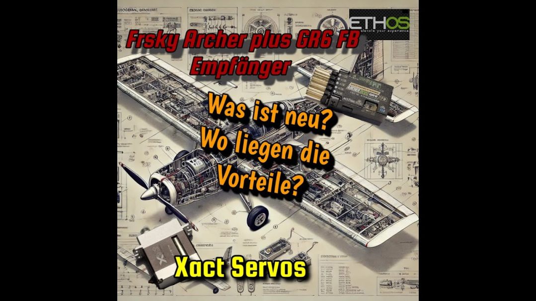 Der neue Archer GR6 plus FB Empfänger und die Xact Servos