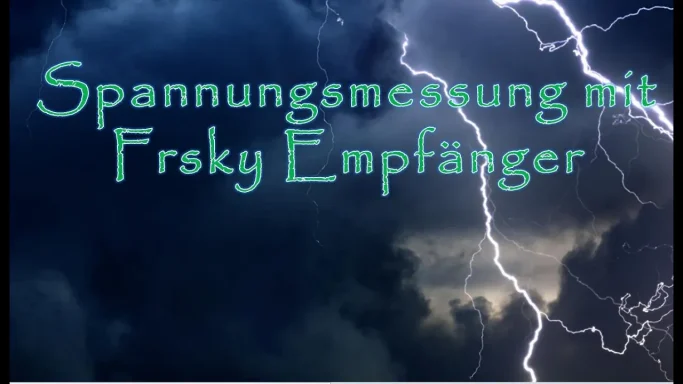 Spannungsmessung mit Frsky Empfängern