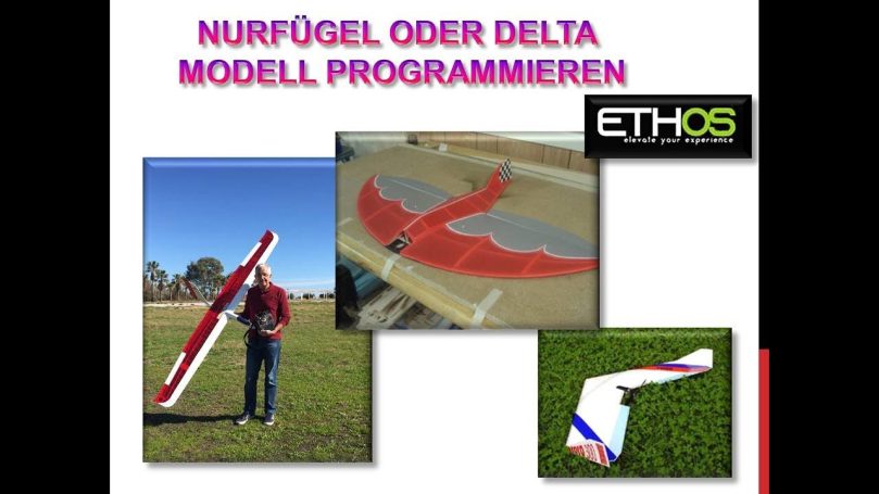 Wie erstelle ich ein Nurflügel oder Delta Modell in Ethos