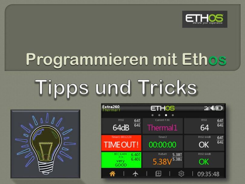 Interessantes LUA Script für Ethos