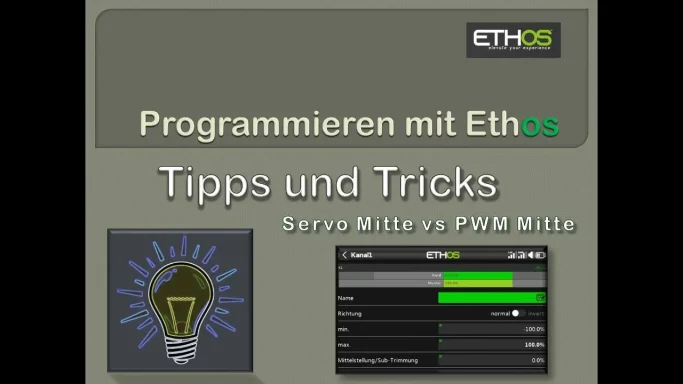 PWM Mitte vs. Servomitte in Ethos, und wo ist der Unterschied?