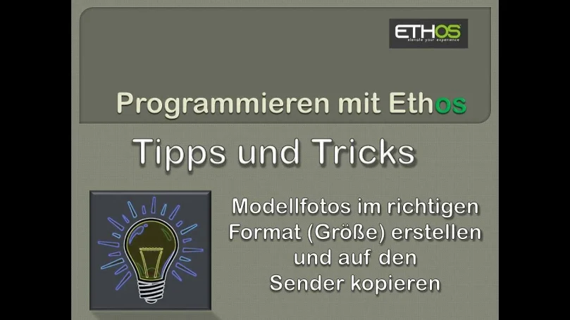 Eigene Bilder im passenden Format und Größe auf den Sender kopieren (Windows 10/11 Version)