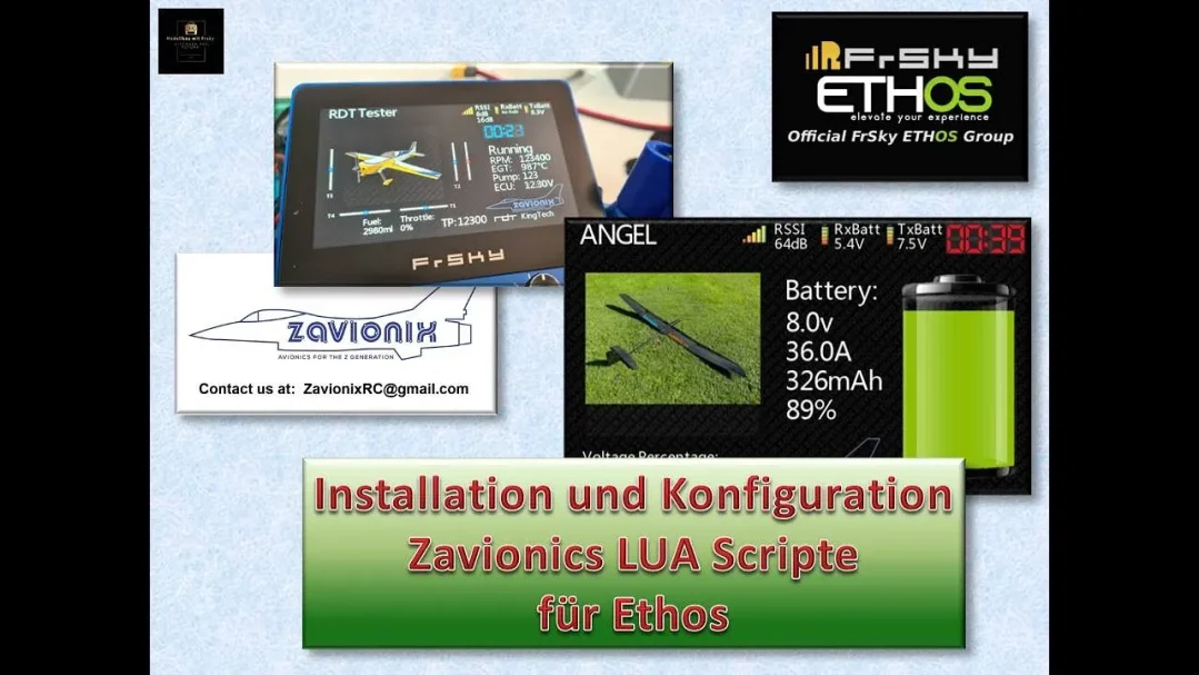 Zavionix für Ethos installieren und konfigurieren