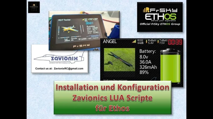 Zavionix für Ethos installieren und konfigurieren