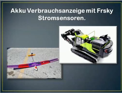 Wie voll ist mein Akku? Frsky Strom und Spannungssensoren unter Ethos effektiv nutzen.