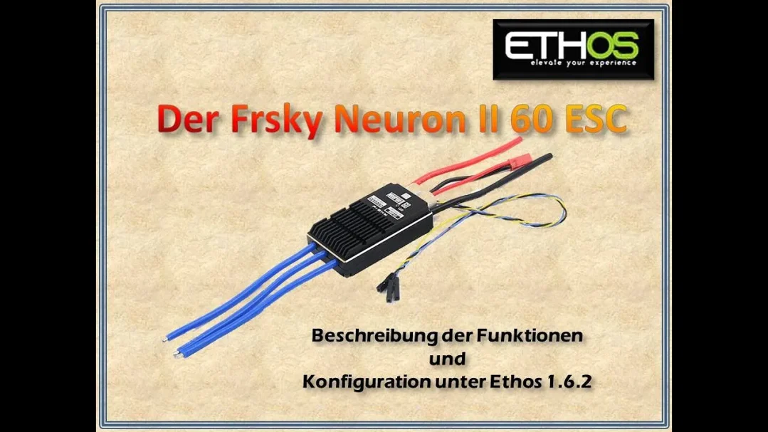Der neue Frsky Neuron II 60 Ampere Regler