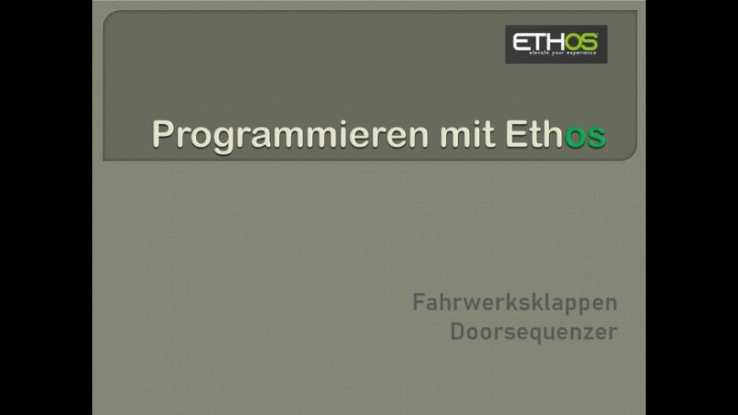 Door Sequenzer unter Ethos