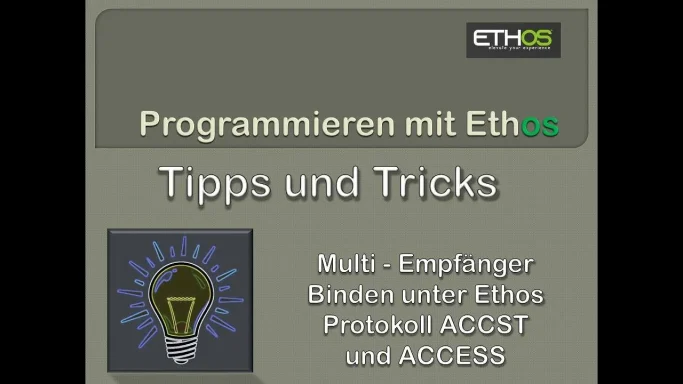 Mehrere Empfänger mit Ethos binden.