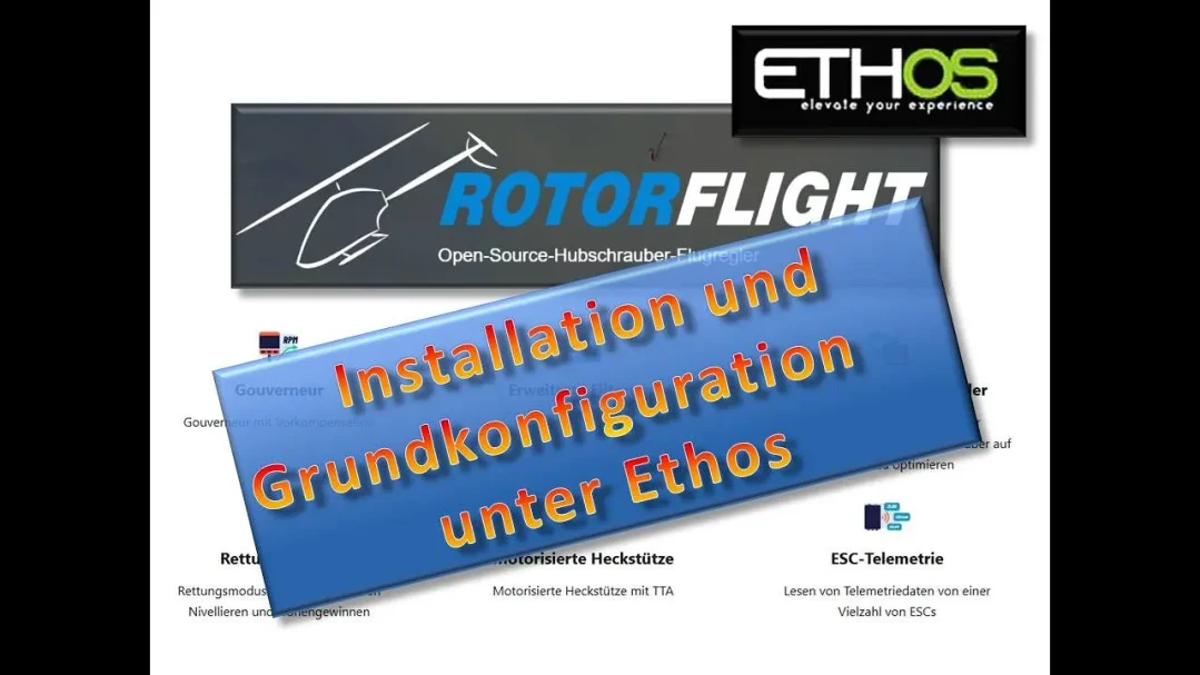 LUA Installation von Rotorflight unter Ethos